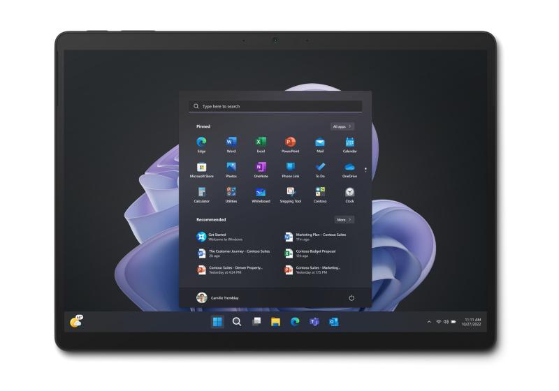 Microsoft Surface Pro 9, Tablet PC(black), Windows 10 Pro, 256GB,