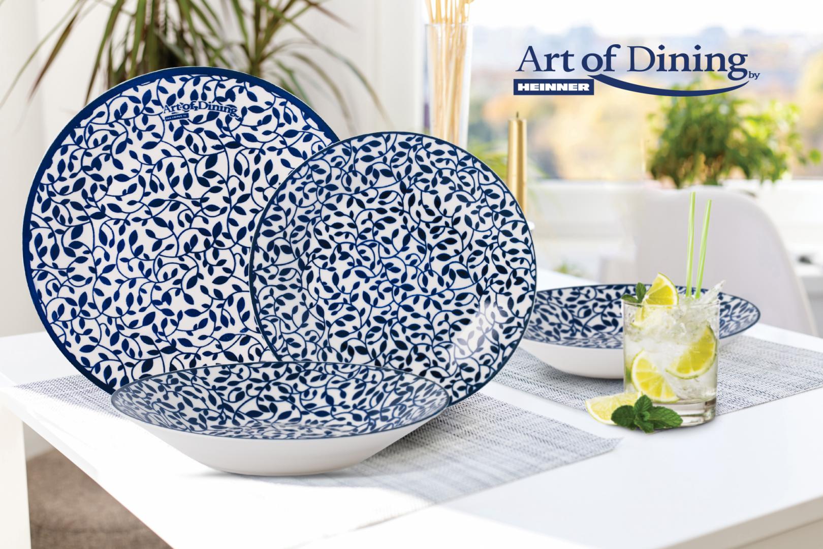SERVICIU MASA 18 PIESE PORTELAN, DILARA, ART OF DINING BY - imagine 5
