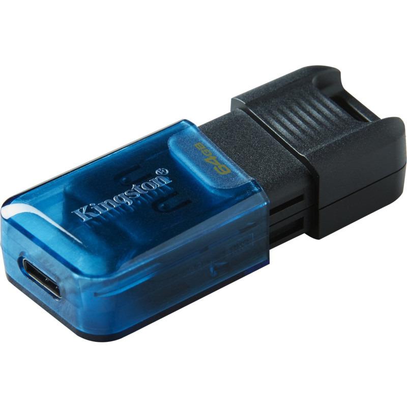 Memorie USB Flash Drive Kingston 32GB Data Traveler 80, USB-C - imagine 2