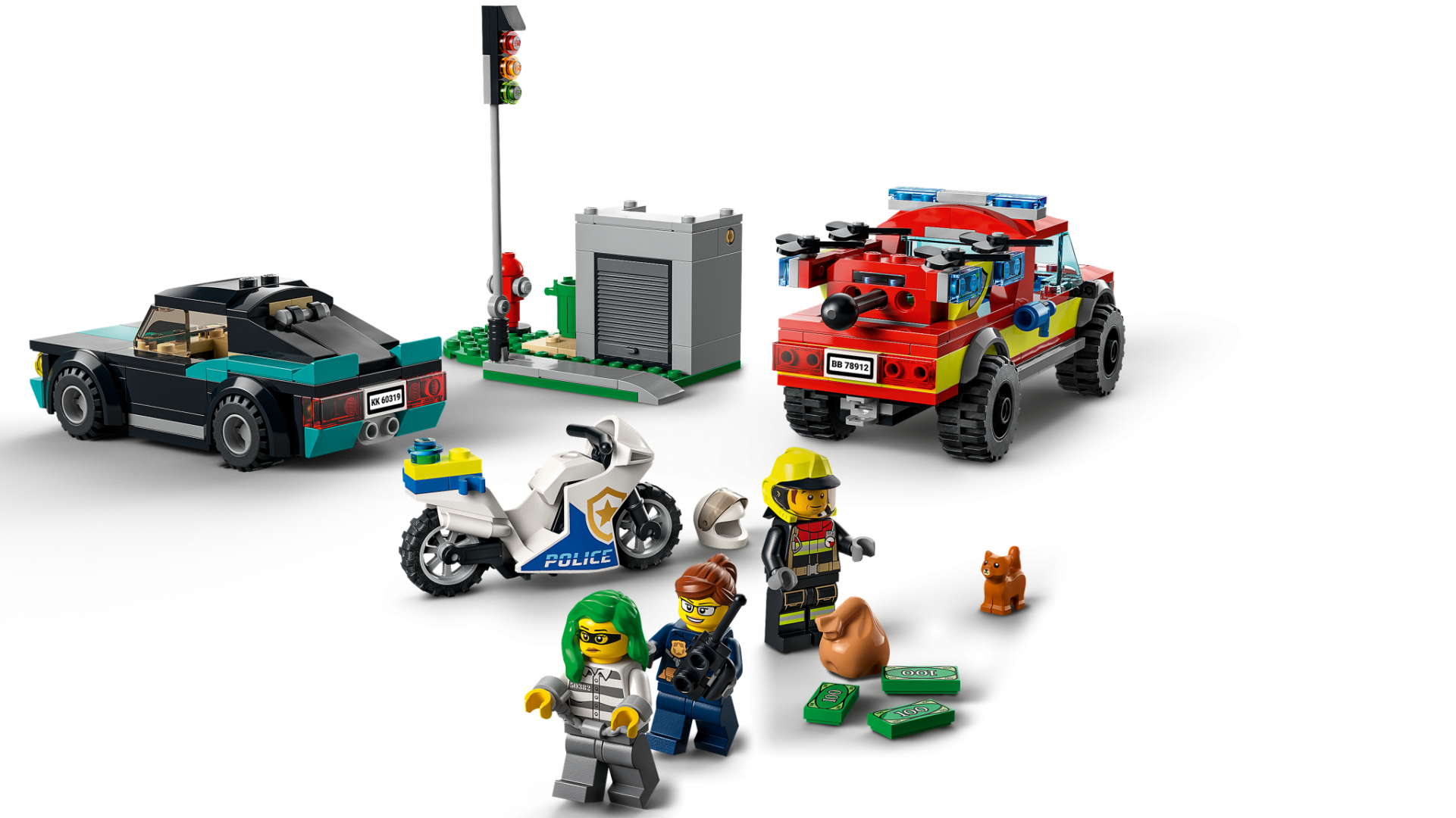 INCENDIU SI URM. POLITISTA, LEGO 60319 - imagine 3