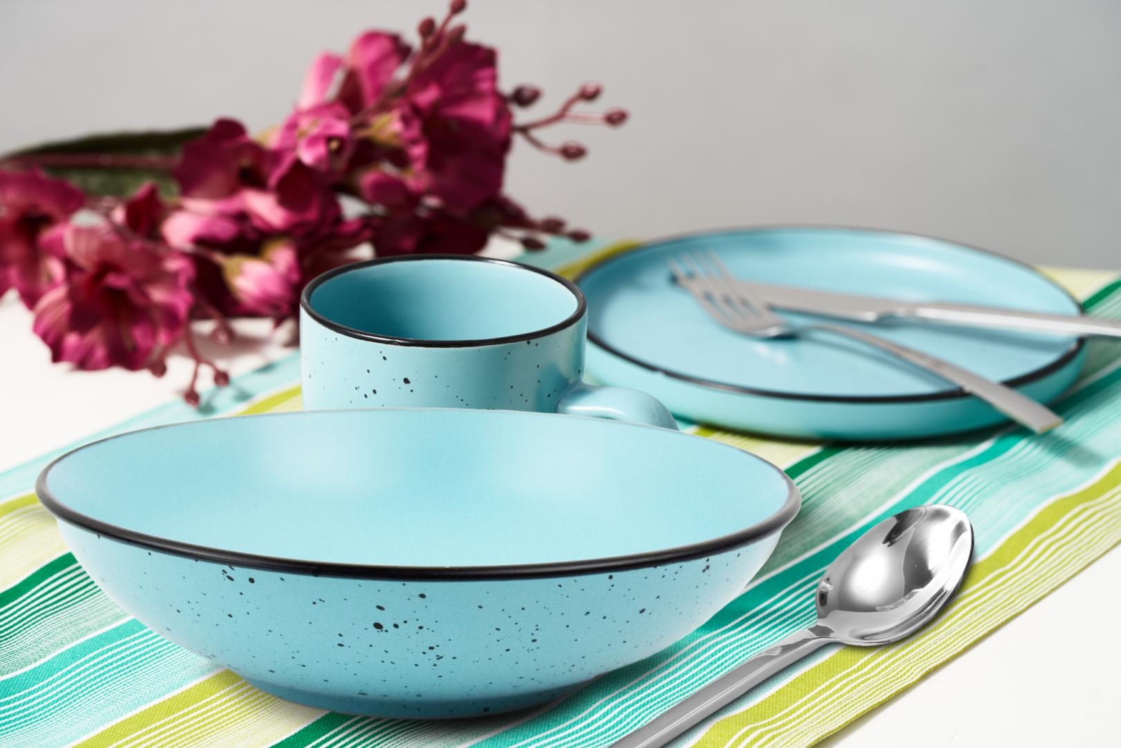 webshop SET 6 FARFURII ADANCI, CERAMICA 20 CM, ELECTRA , - imagine 3