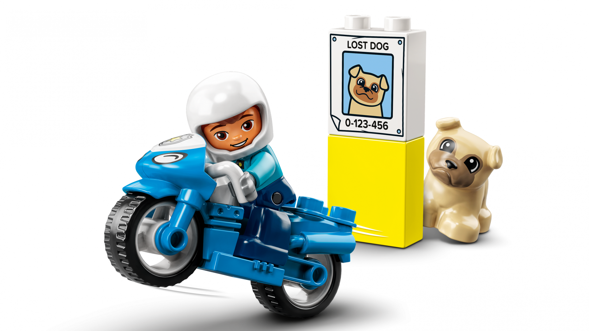 MOTOCICLETA DE POLITIE, LEGO 10967 - imagine 3