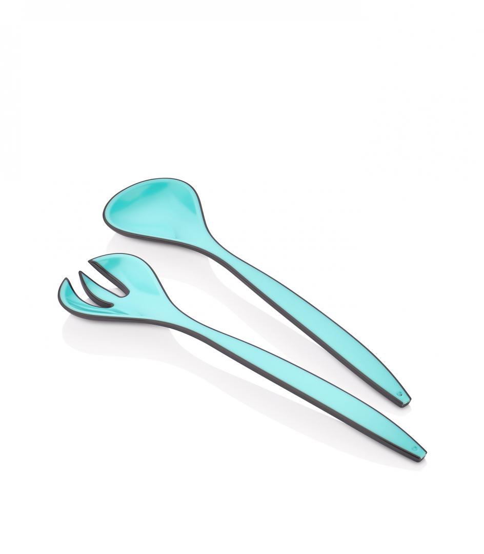 SET LINGURA + FURCULITA PENTRU SALATA, ALBASTRU, ART OF DINING