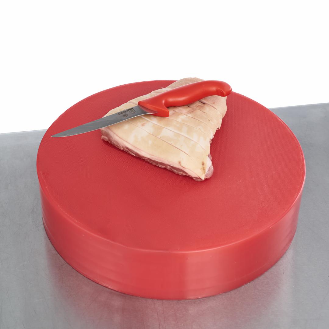 CUTIT DEZOSAT PROFESIONAL 18 CM, ROSU, CHEF LINE, COOKING - imagine 6