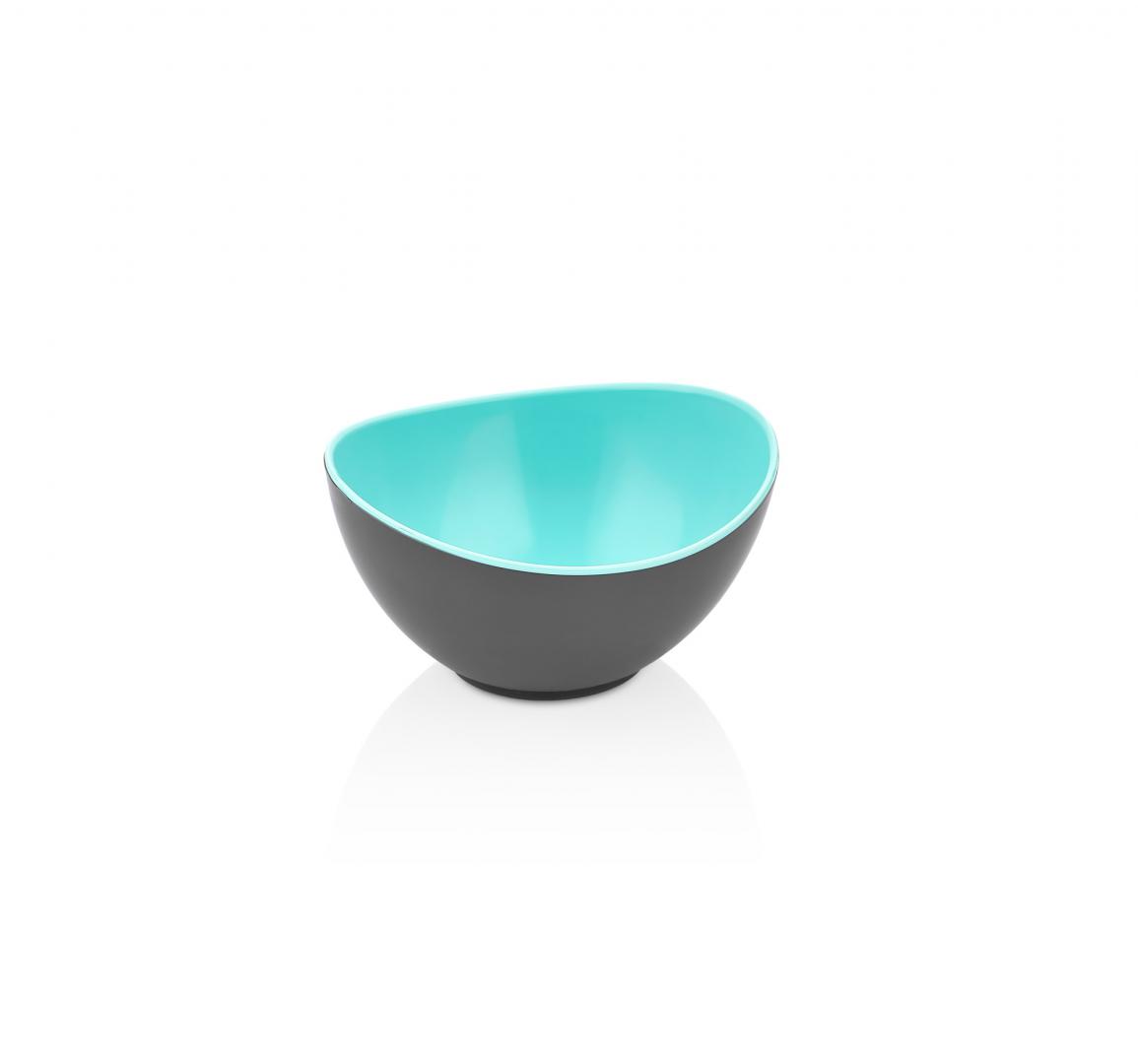 BOL OVAL BICOLOR,  PLASTIC 14 X 12.5 X 7.5