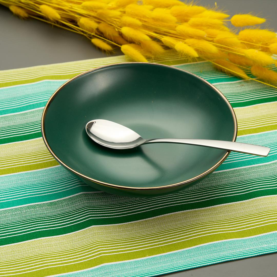 SET 6 X FARFURIE ADANCA CERAMICA 20 CM, KYRA, ART - imagine 3