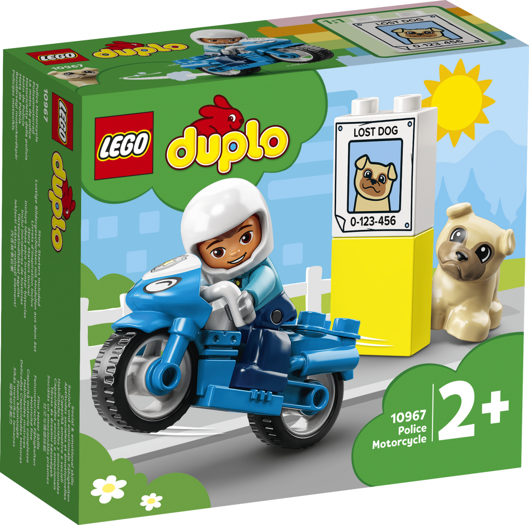 MOTOCICLETA DE POLITIE, LEGO 10967 - imagine 2