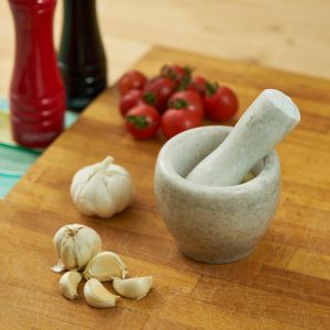 MOJAR CU PISTIL DIN MARMURA, DIAMETRU:10 CM, COOKING BY HEINNER