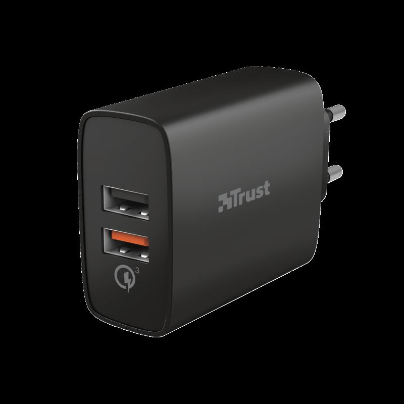 Incarcator rapid pentru perete Qmax 30W Ultra-Fast Dual USB Wall - imagine 5