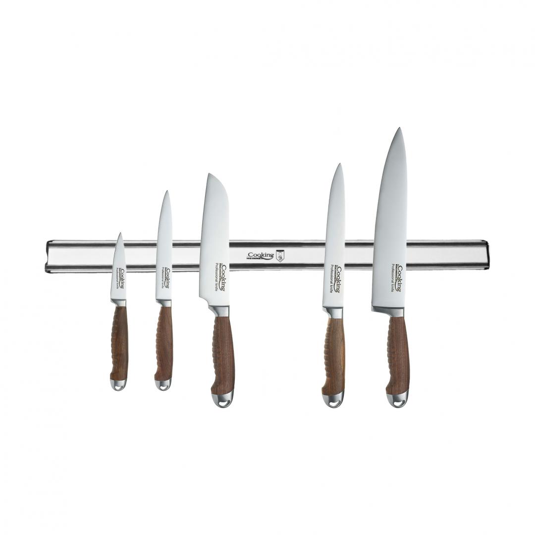 SUPORT MAGNETIC PENTRU CUTITE 61.5X4.5X1.9CM, ALUMINIU, CHEF LINE, COOKING BY - imagine 3