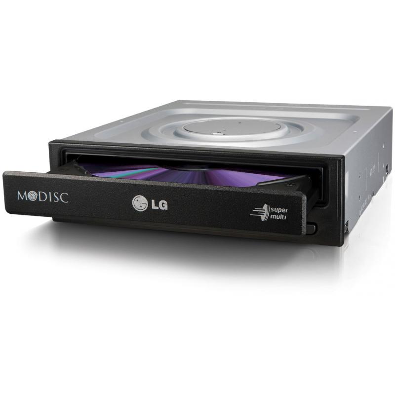 Unitate Optica DVDRW Hitachi-LG GH24NSD5 24X SATA BULK BLACK - imagine 2