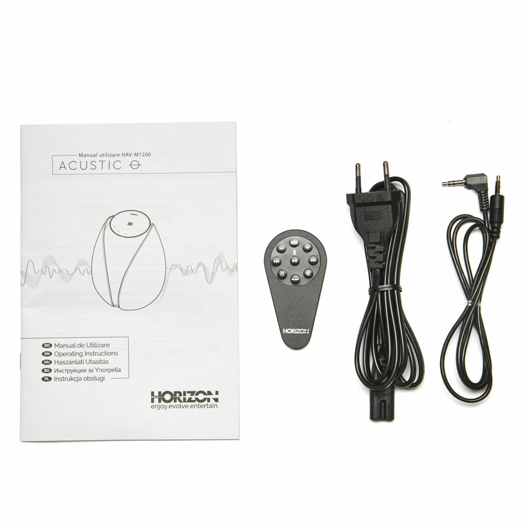 Boxa Horizon Acustico HAV-M1200S Flower, 2.1, 100W, BT, NFC, AUX, - imagine 5