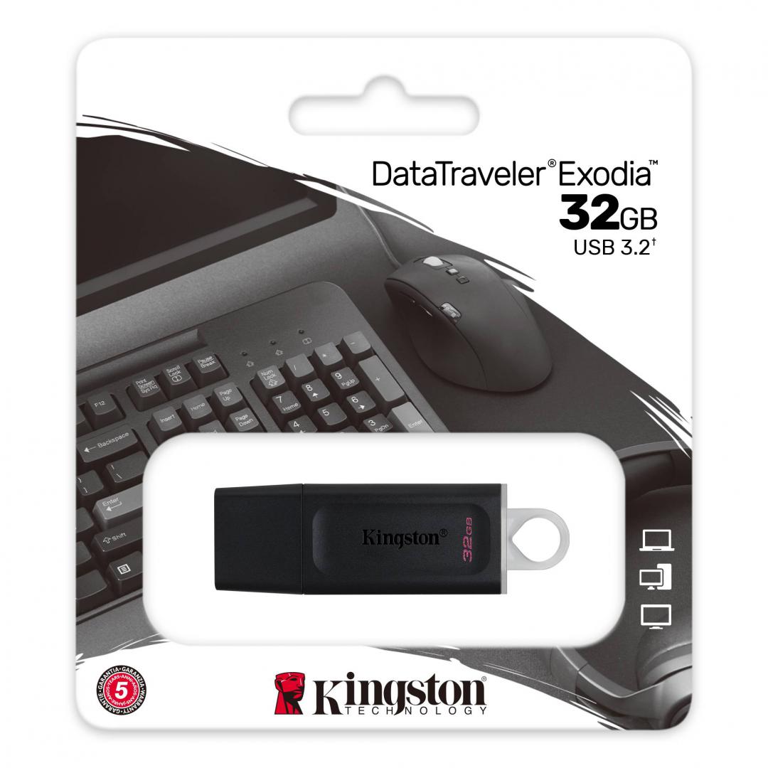 Memorie USB Flash Drive Kingston 32GB Data Traveler Exodia, USB - imagine 3