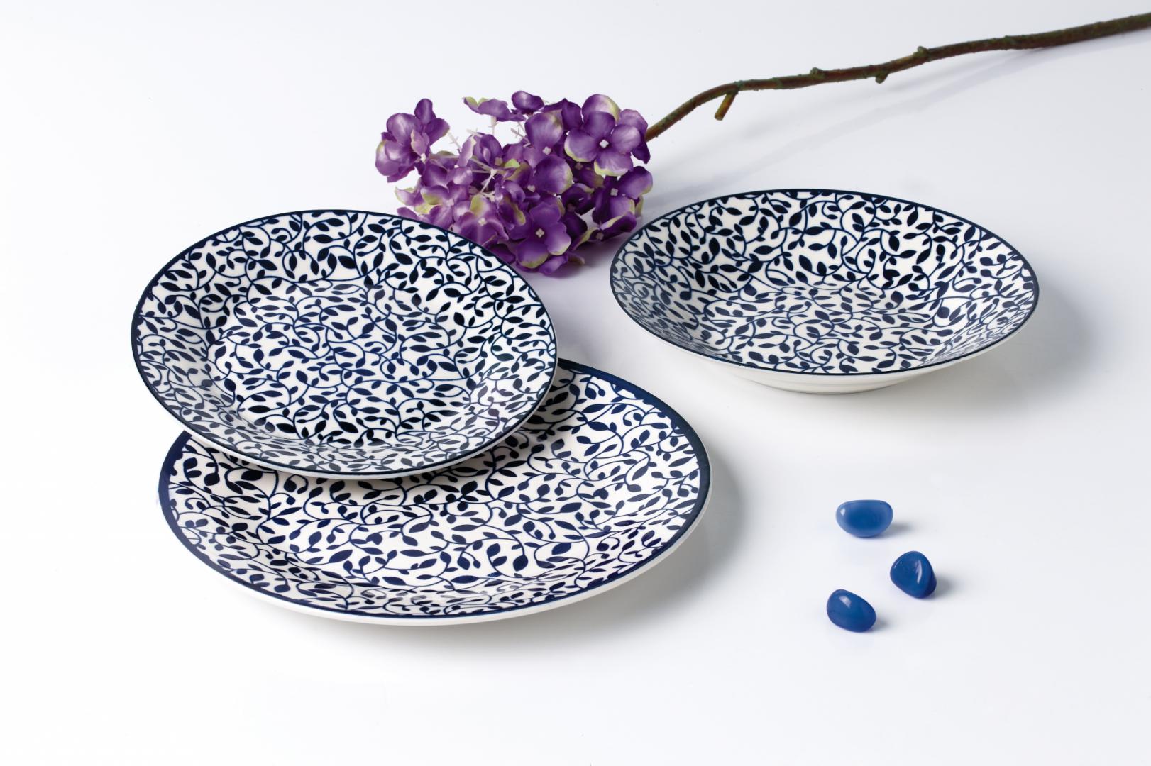 SERVICIU MASA 18 PIESE PORTELAN, DILARA, ART OF DINING BY - imagine 3