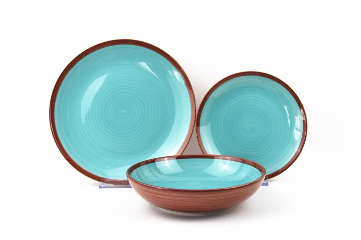 SERVICIU  MASA CERAMICA 18 PIESE, SIERRA, ART OF