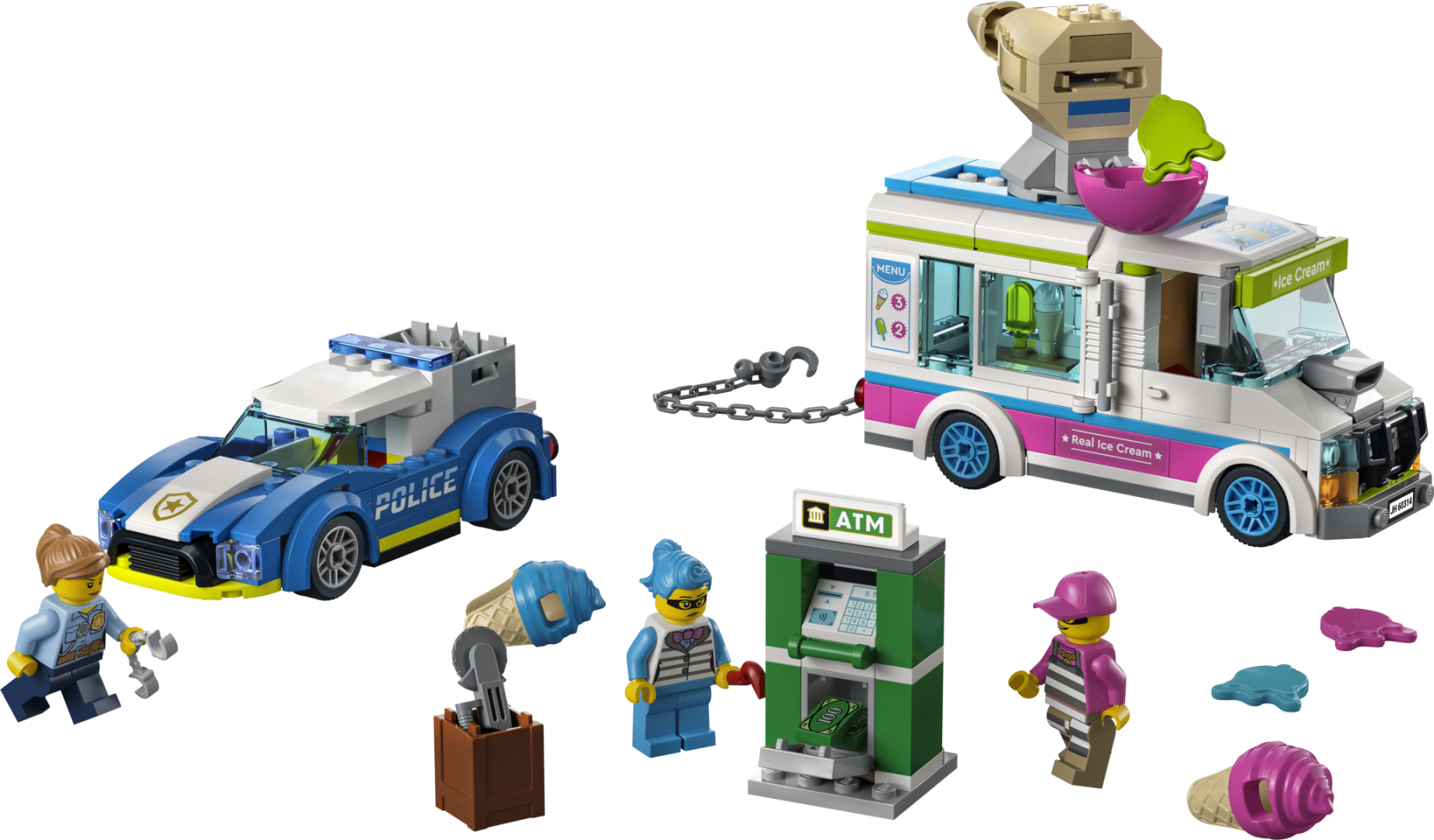POLITIA SI FURG.DE INGHETATA, LEGO 60314 - imagine 3