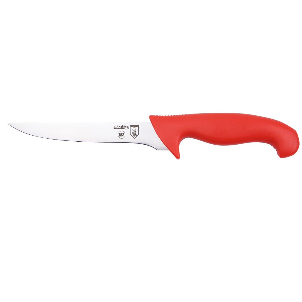 CUTIT DEZOSAT PROFESIONAL 18 CM, ROSU, CHEF LINE, COOKING - imagine 3