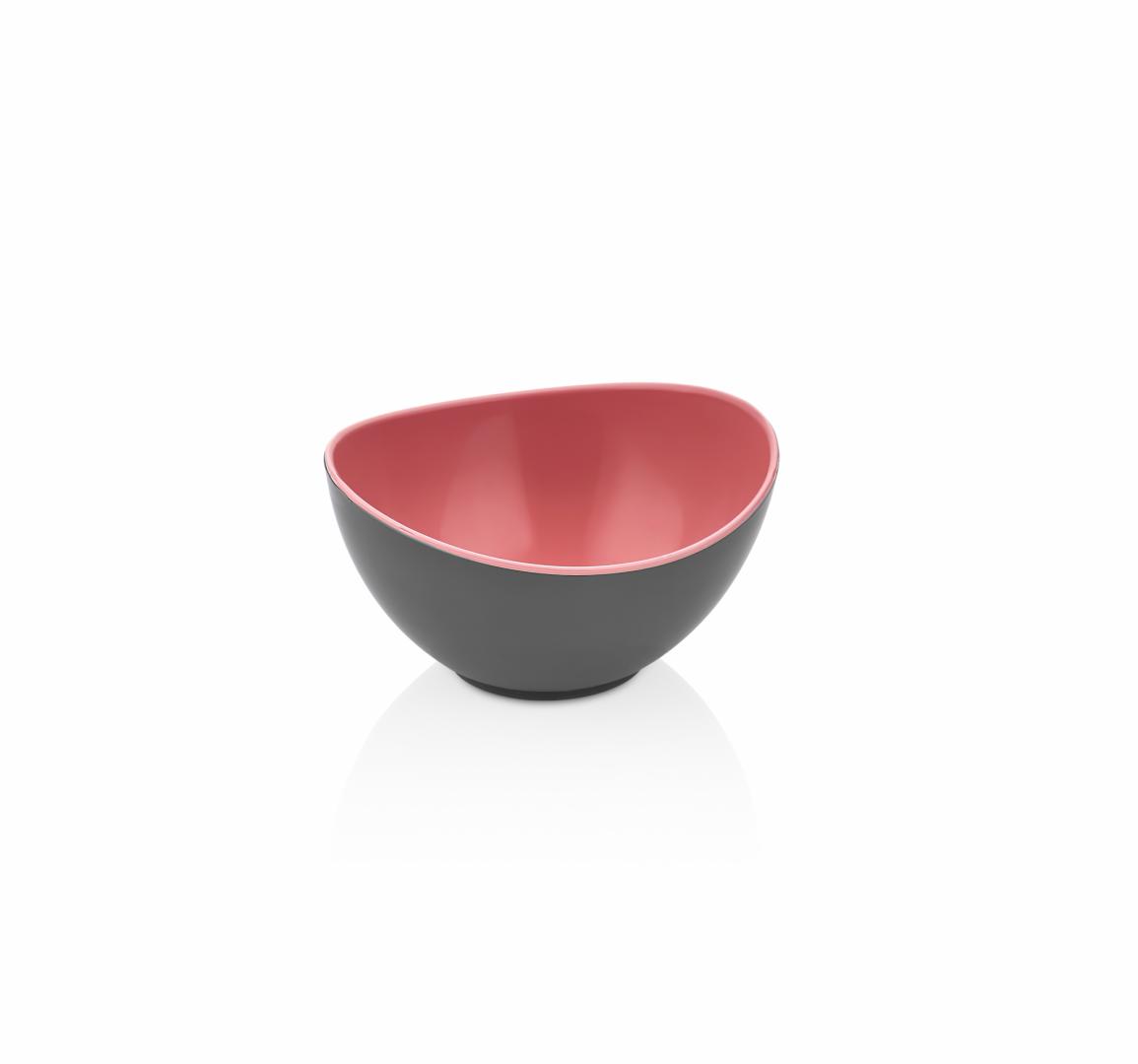 BOL OVAL BICOLOR,  PLASTIC 14 X 12.5 X 7.5