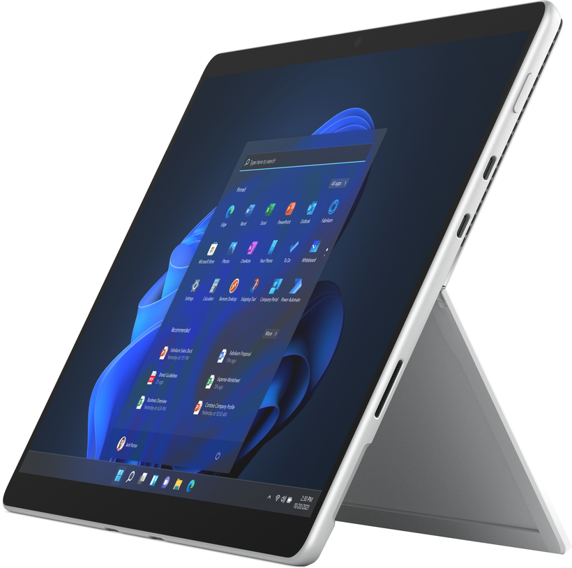 Microsoft Surface Pro 8 LTE Commercial, Tablet PC platinum, Windows