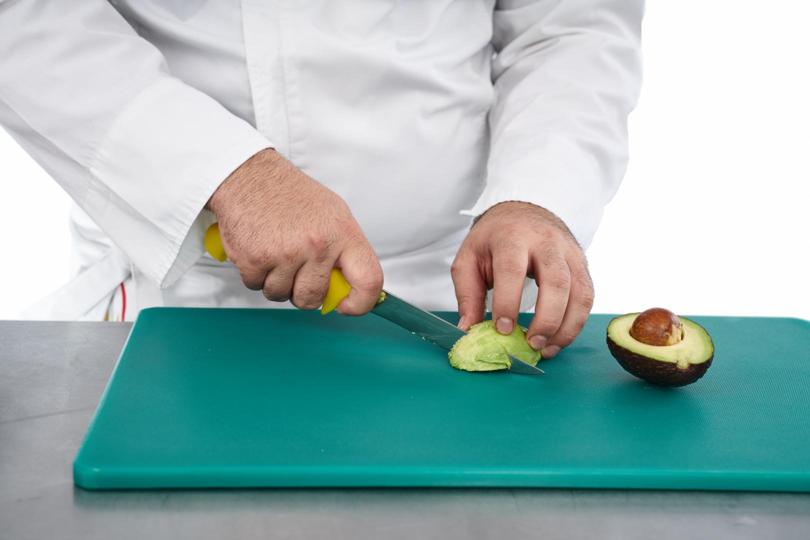 CUTIT DEZOSAT PROFESIONAL 18 CM, GALBEN, CHEF LINE, COOKING BY - imagine 5
