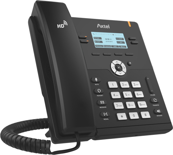 Telefon IP Axtel AX-300G, ecran LCD 192x64, 4 line Desktop - imagine 3