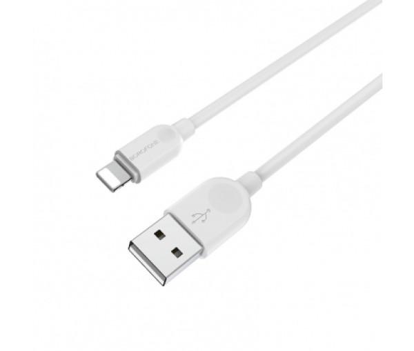 Cablu Date si Incarcare USB la Lightning Borofone BX14 LinkJet, - imagine 3