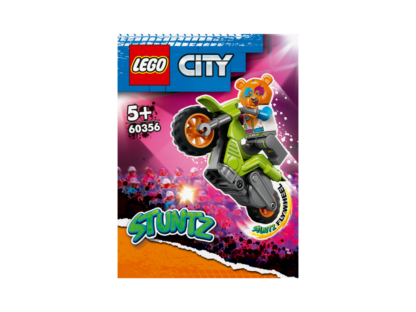60356 Motocicletă de cascadorie cu urs - imagine 5