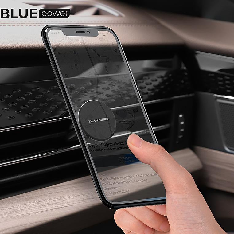 Suport Auto Magnetic BLUE Power BBH6, Air Outlet, Negru - imagine 9