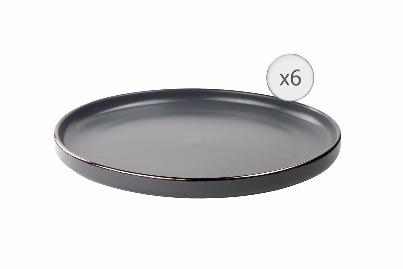 SET 6 FARFURII INTINSE, CERAMICA 27 CM, CALYPSO, ART OF